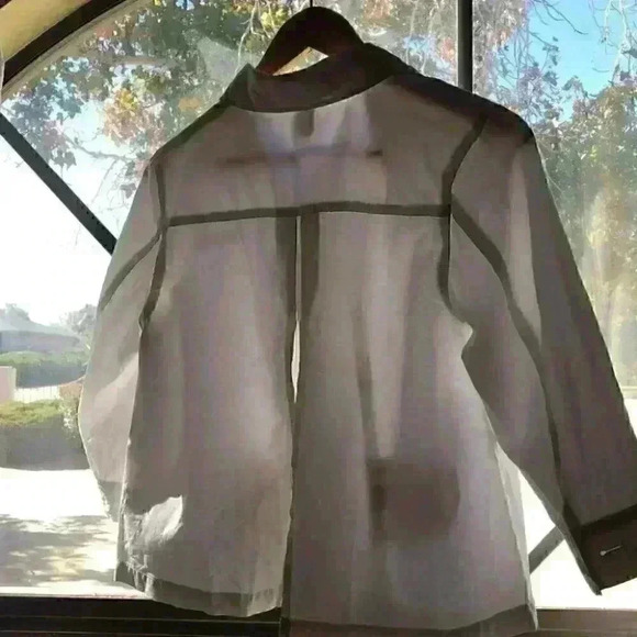 Y2K Dressbarn White Jacket Labeled size 8 also fits M - Picture 7 of 7